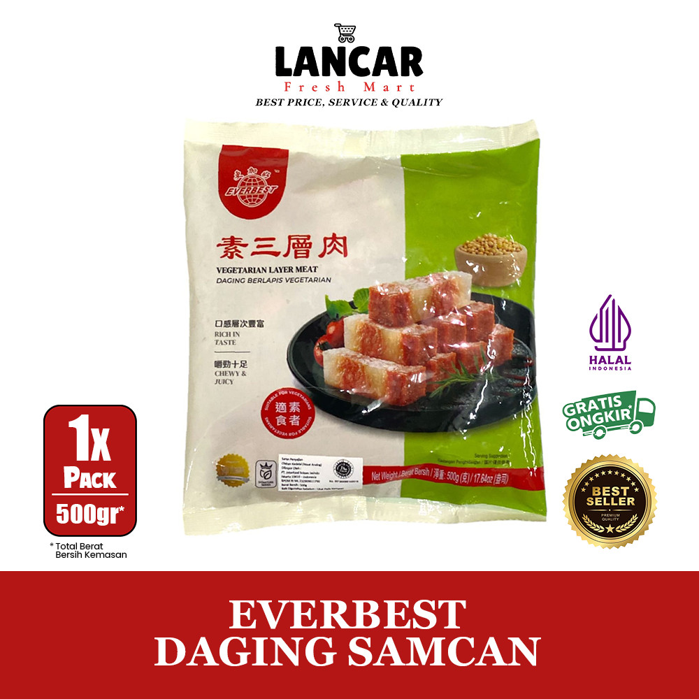 

EVERBEST DAGING SAMCAN VEGETARIAN 500GR