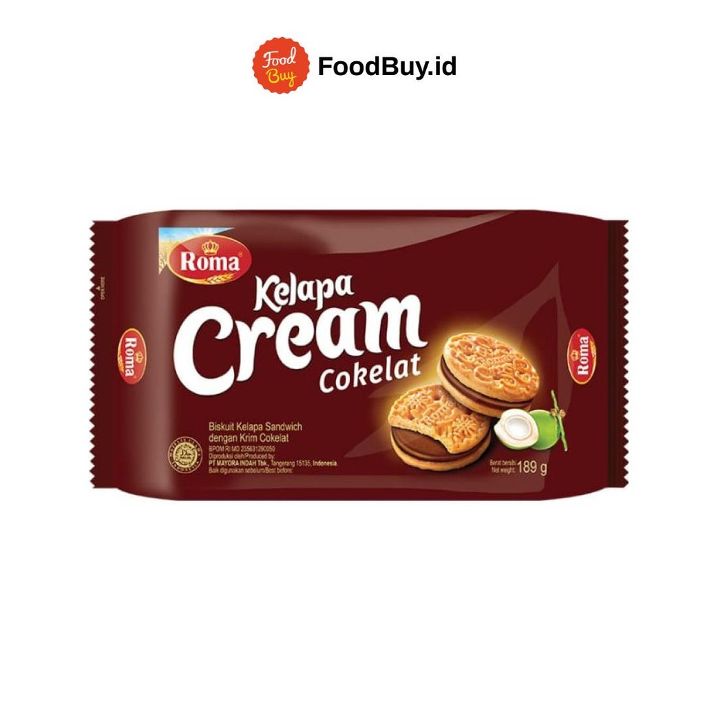 

Roma Kelapa Cream Susu Coklat 186 gr