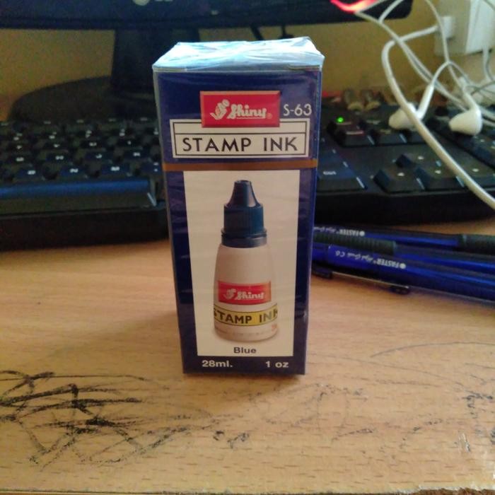 

Tinta Shiny (Shiny Stamp Ink) S61 - Biru