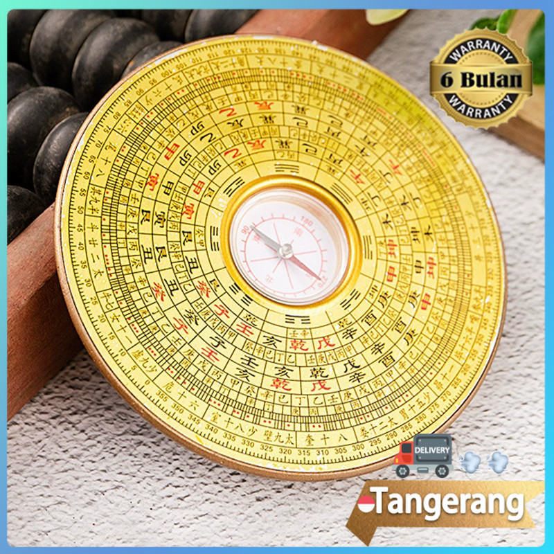 10 cm Kompas Penunjuk Arah Cina Kuno Feng Shui