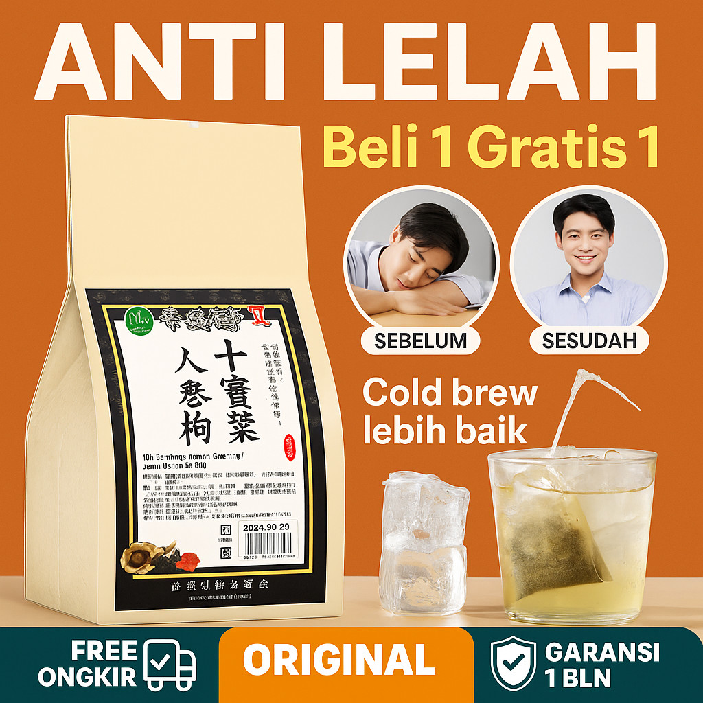 

【ANTI LELAH】Beli 1 Gratis 1【5g x 30/Bottle】Teh Sembilan Bahan Ginseng/Teh Penguat Ginjal Polygonatum Minuman Kesehatan QiTeh Kesehatan untuk Nutrisi Tubuh/TEH KUNYIT / Teh Herbal Alami Sehat/​Herbal Disposable/Teh Anti Lelah