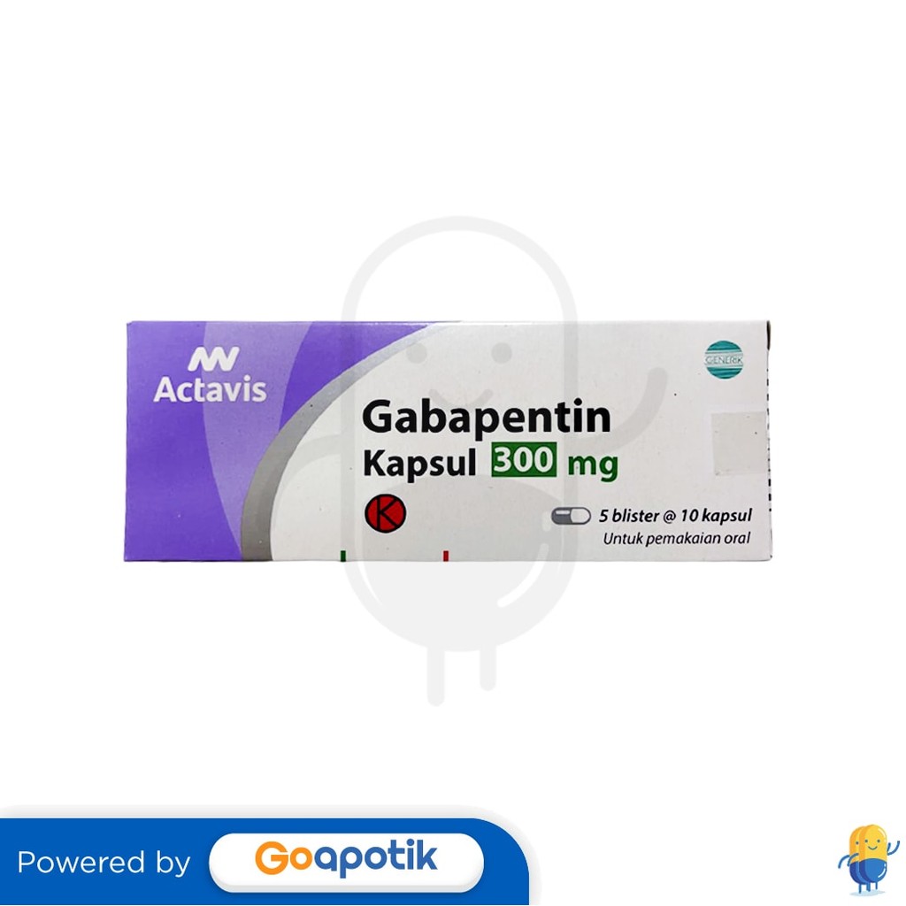 Gabapentin Actavis 300 Mg Box 50 Kapsul