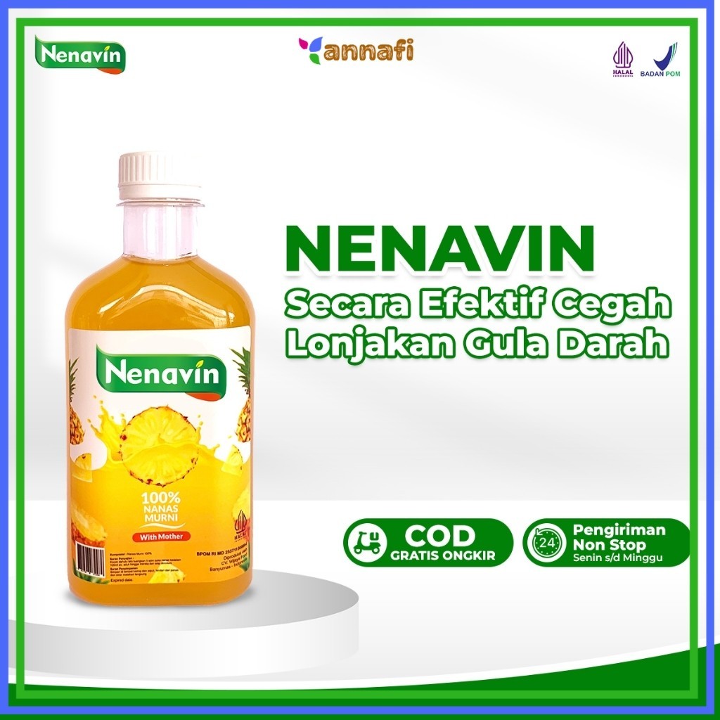 

Nenavin Cuka Nanas Asli Halal & BPOM