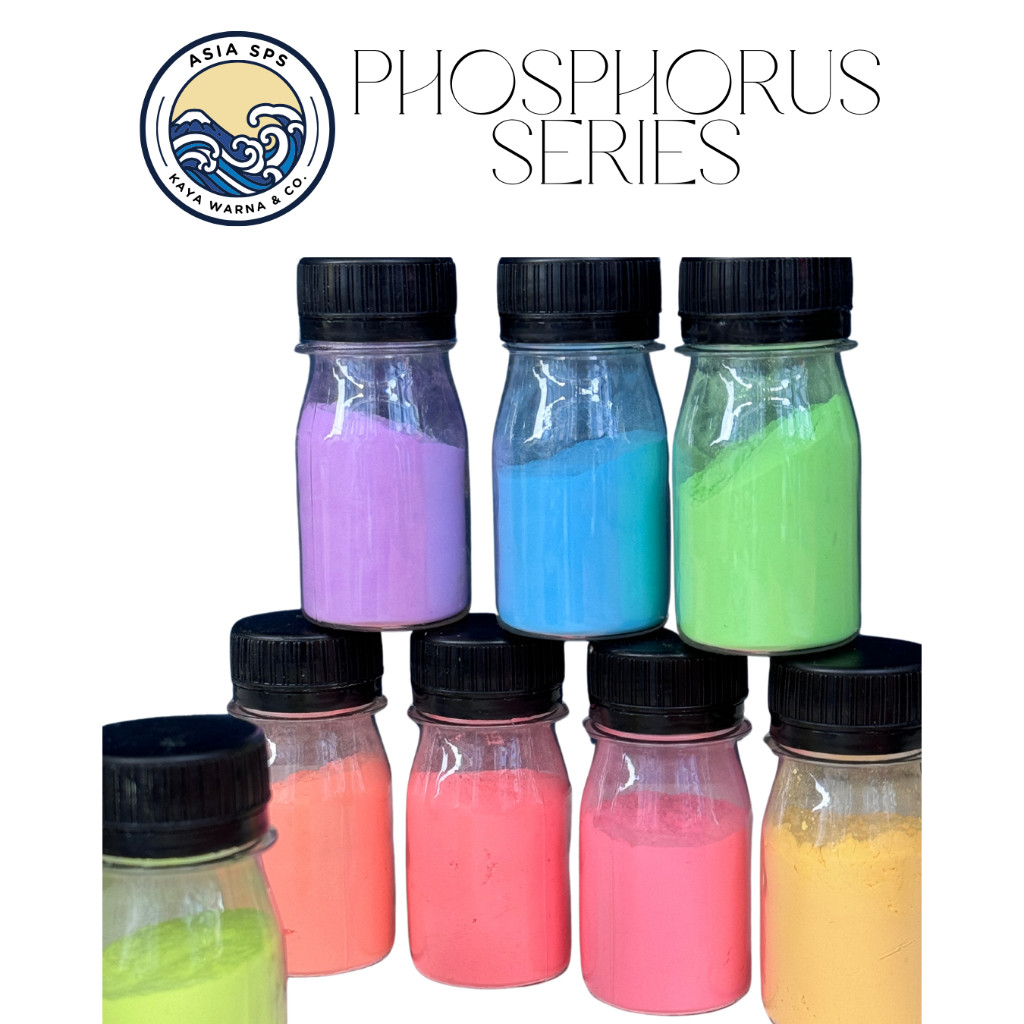 

Bubuk Fosfor GLOW IN THE DARK Gid Stronium Aluminate Powder Serbuk Dekorasi Resin Sablon Slime (50g)