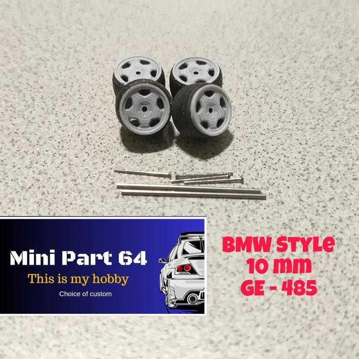 Diorama Diecast Ban 10mm GE485 Miniatur Skala 64