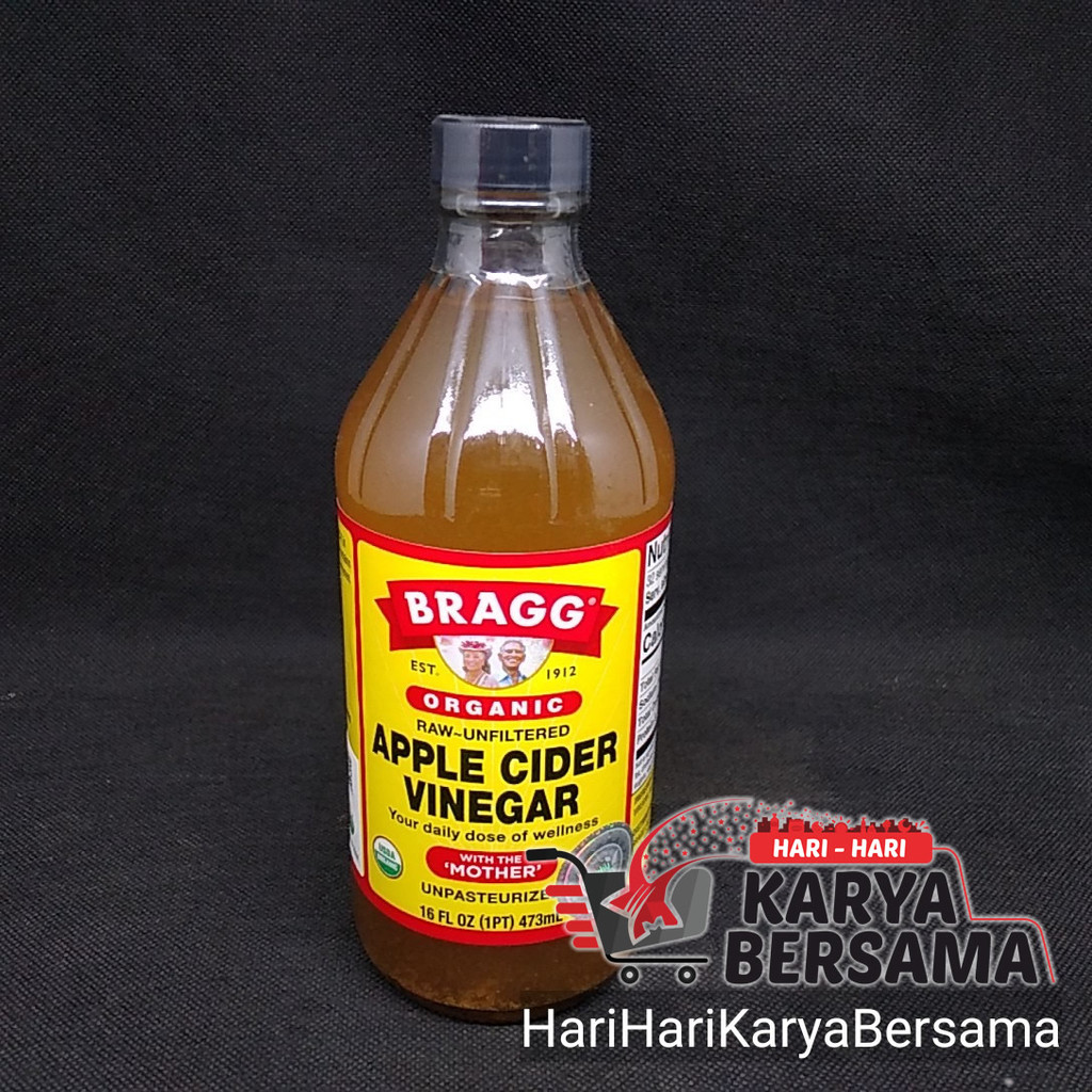 

BRAGG ORGANIC APPLE CIDER VINEGAR CUKA APEL 473ML
