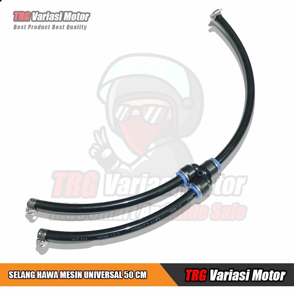 Selang Hawa Mesin Selang Hawa Mio Sporty Selang Hawa Beat Karbu Panjang 50 cm OD 12 mm ID 10 cm PNP 