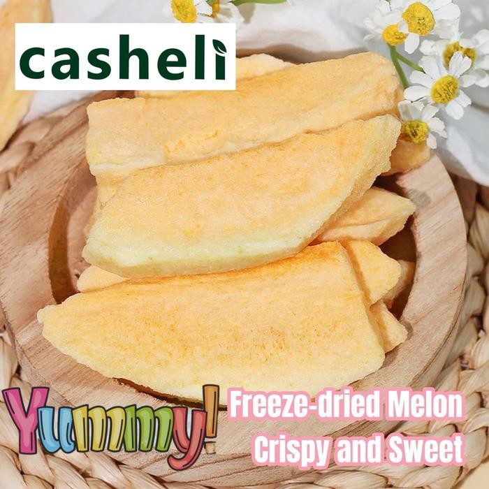 

SALE casheli Crispy Freeze-dried Sweet Melon Manis Snack Food Camilan Chips snacks Cemilan - 30gTERLARIS