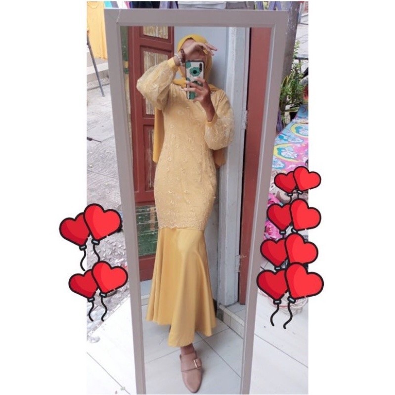 MAXI DUYUNG PESTA/ DRESS DUYUNG WANITA/BAJU KONDANGAN WANITA
