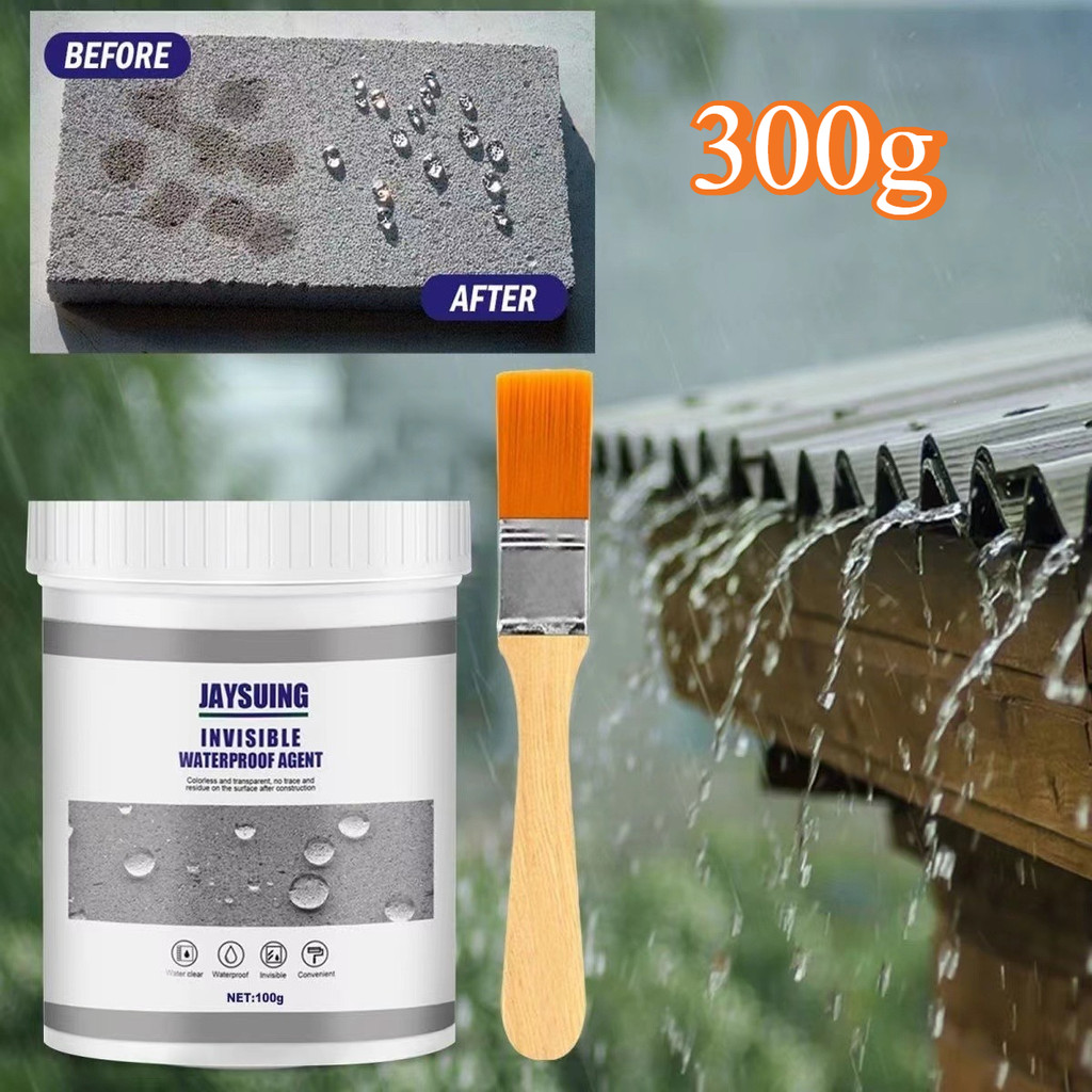 300g Lem Anti Bocor Sealant Lem Transparan Anti Bocor Lem Perekat Anti Bocor Tahan Air Dengan Sikat