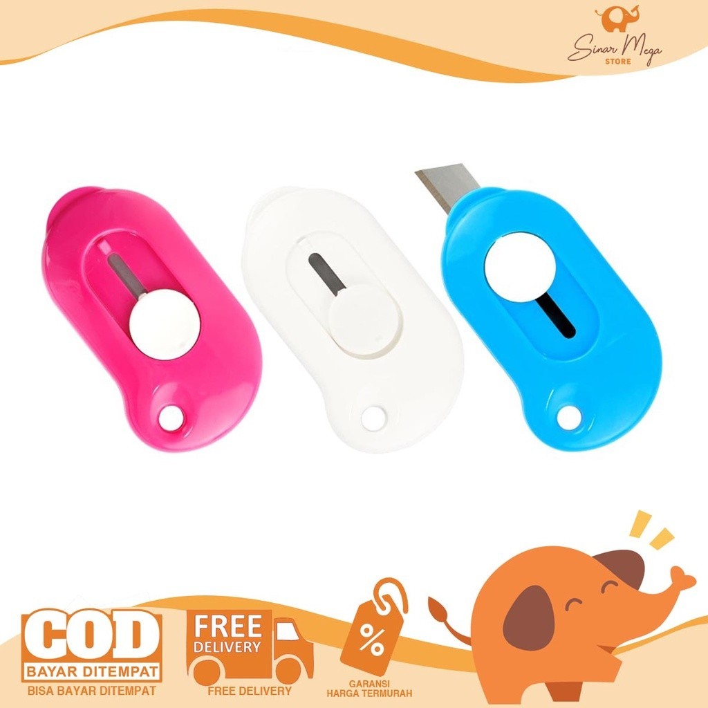 

Joyko Mini Cutter CU-505 / Kater Mini Kecil Tajam Lucu Unik Murah