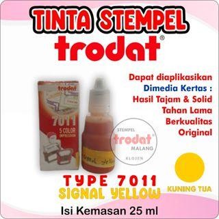 

Tinta Trodat 7011 Signal Yellow / Warna kuning / Refil tinta Trodat Original