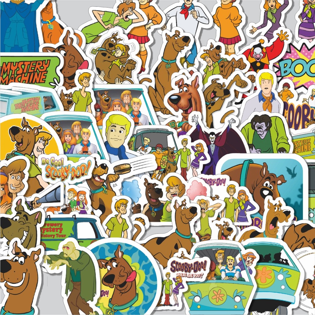 

Stiker Cutting Pack Stiker Warner Bros Series Scooby Doo Isi 100Pcs Series Aesthetic Lucu Keren Untuk Koper Bahan Vynil