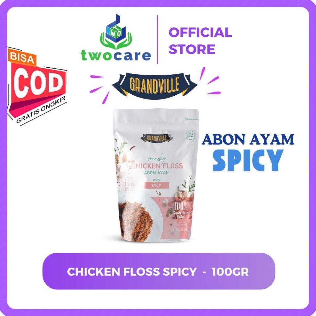 

Grandville Abon AYAM Crunchy Single Pack Spicy 100gr