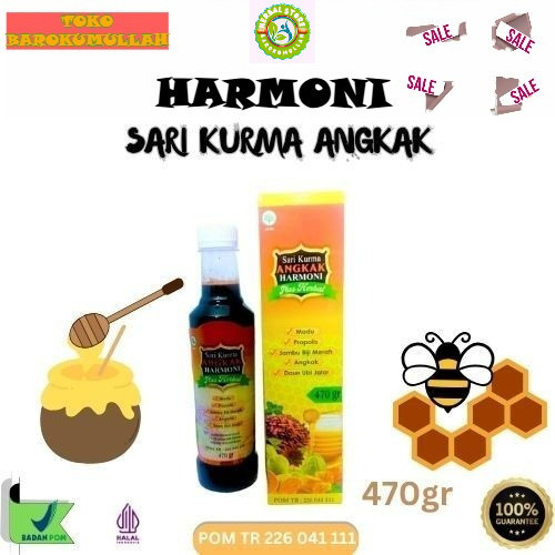 

Sari Kurma Madu Angkak Plus Propolis Jambu Biji Asli Original 470 gr