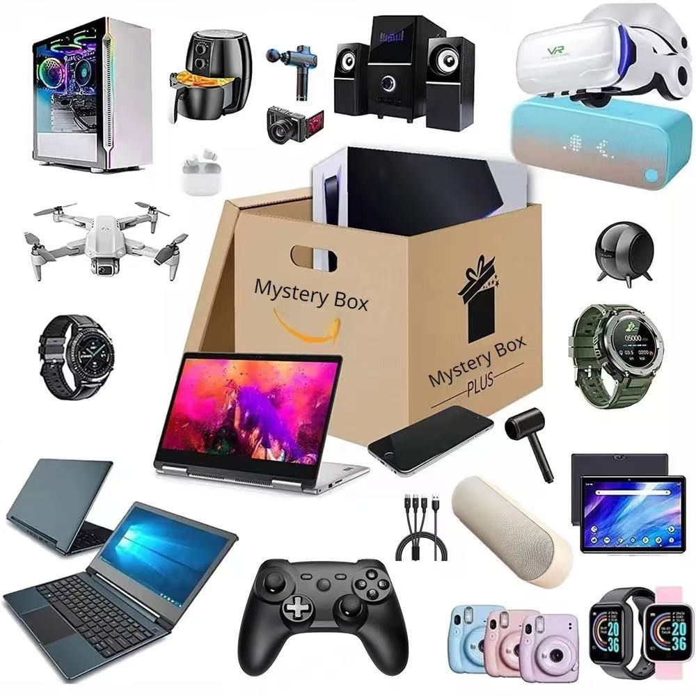 

New Real Random Misterty Box E Products Luck Bag caixa Birthday Party Box cajas sorpresas de tecnología Boxes caja