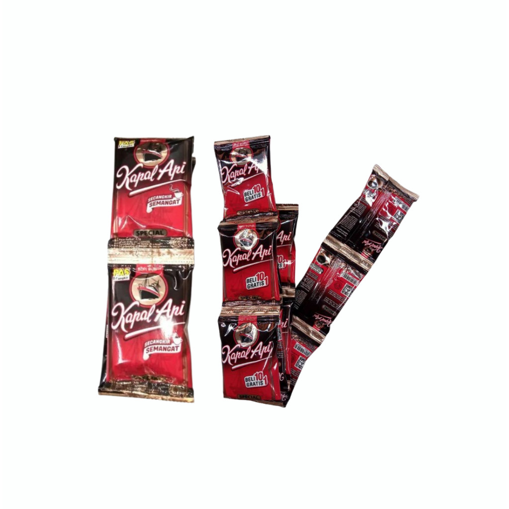 

pencinta kopi sejati!! Kopi Kapal Api Spesial 1 Renceng 10 Sachet 6g