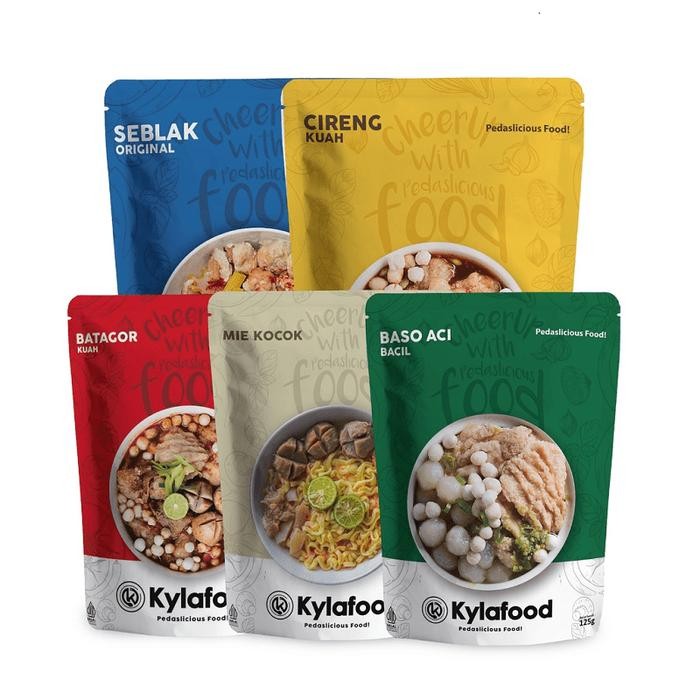 

[TERLARIS] kylafood paket komplit (seblak, baco aci, mie kocok cireng kuah dan batagor kuah) - Paket Komplit k.y.l[TERLARIS ]