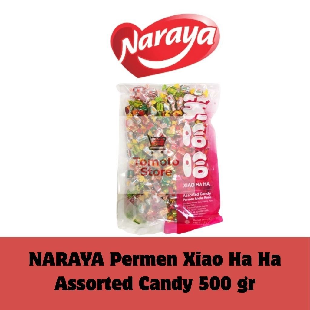 

✨ TOMOTOSTORE ✨ NARAYA Permen Xiao Ha Ha Assorted Candy 500 gr