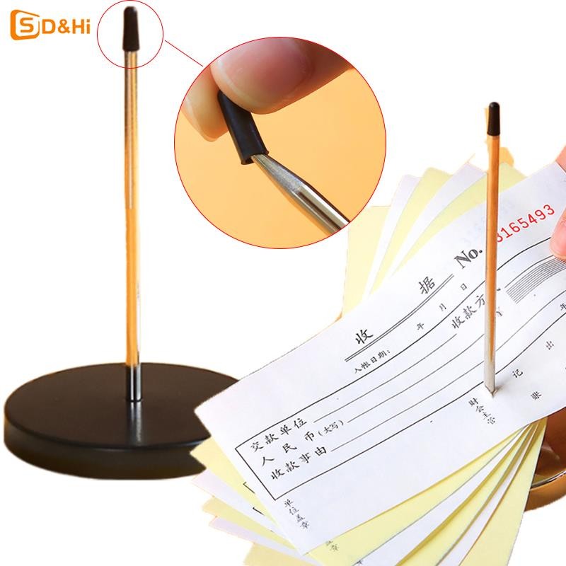 

Safe Memo Holder Spike Stick For Bill Receipt Note Paper Order Office Desk