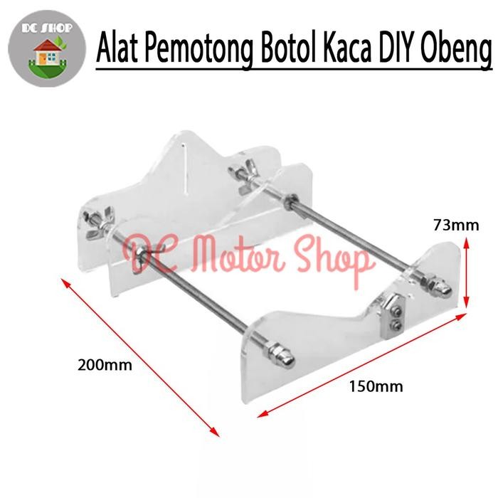 

Alat Pemotong Botol Kaca / Bottle Cutter DIY Obeng / Gelas Genround - Hitam - Transparan