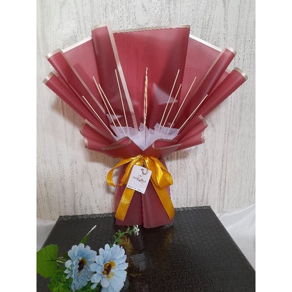 

kerangka buket snack kosong/buket barang (free kartu ucapan)