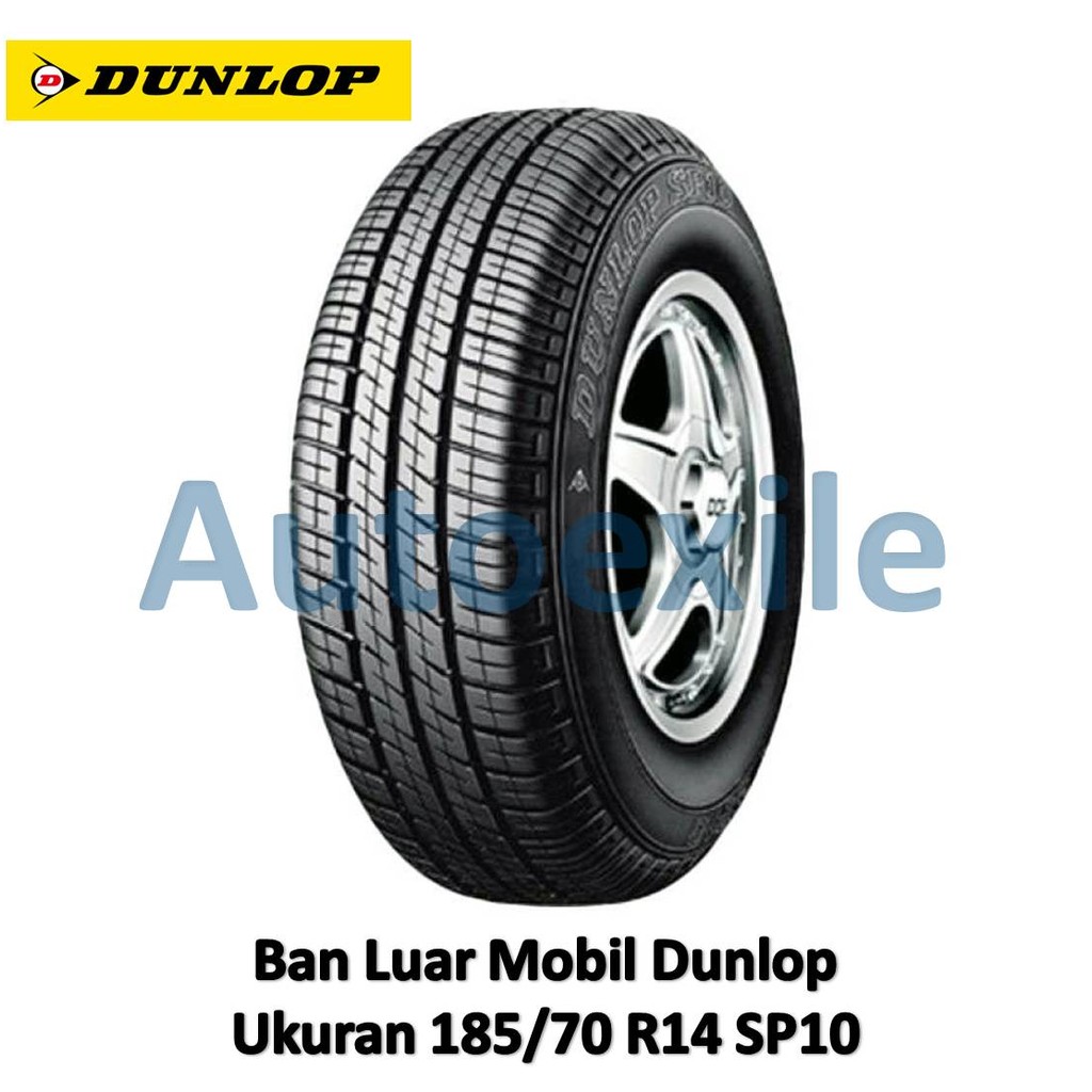 Ban Luar Dunlop 185/70 R14 SP10 Tubeless Radial 185/70/R14 Ring 14 Mobil
