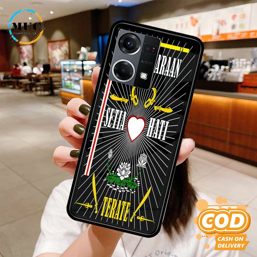 Case Glass OPPO RENO 8 4G [PSHT2] SOFTCASE GLOSSY KACA KILAU Fashion PSHT bumper,pelindung hp, kesin