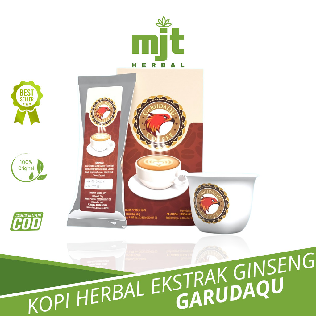 

Kopi Herbal Garudaqu Ekstrak Ginseng Untuk Stamina & Aman Di Lambung