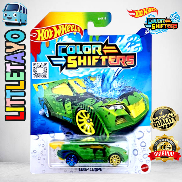 Hot Wheels Color Shifters Loop Coupe Diecast Mobil Berubah Warna