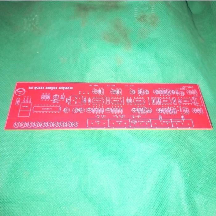 pcb master mixer plus led vu meter chloning crest audio x4 ca 5 potensio display cloning build up 1