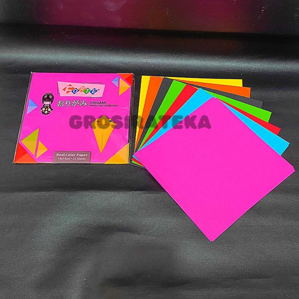 

KERTAS ORIGAMI, KERTAS LIPAT 14x14 FORTE