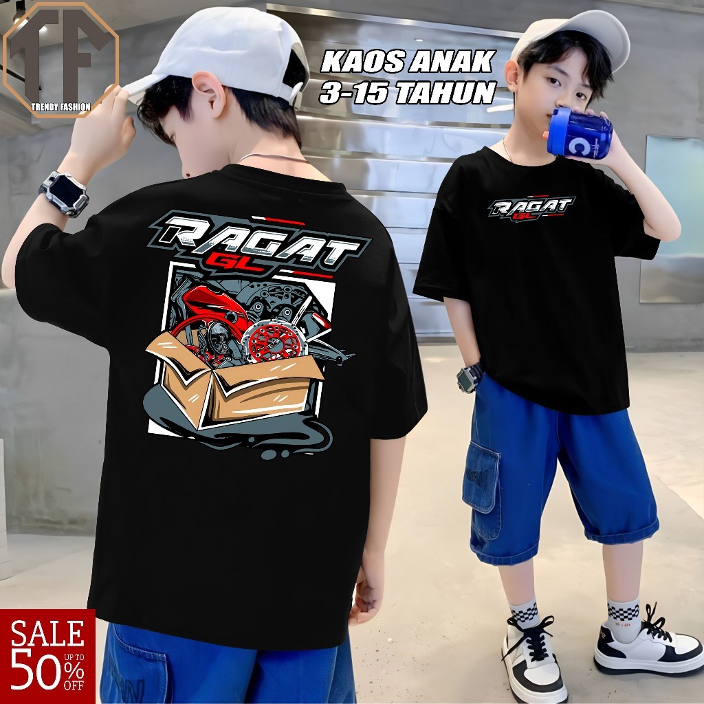 Baju Kaos Atasan Anak Ragat Honda Gank Herex Gl 100 Gl100 Max Pro Distro Original Murah Keren Bahan 
