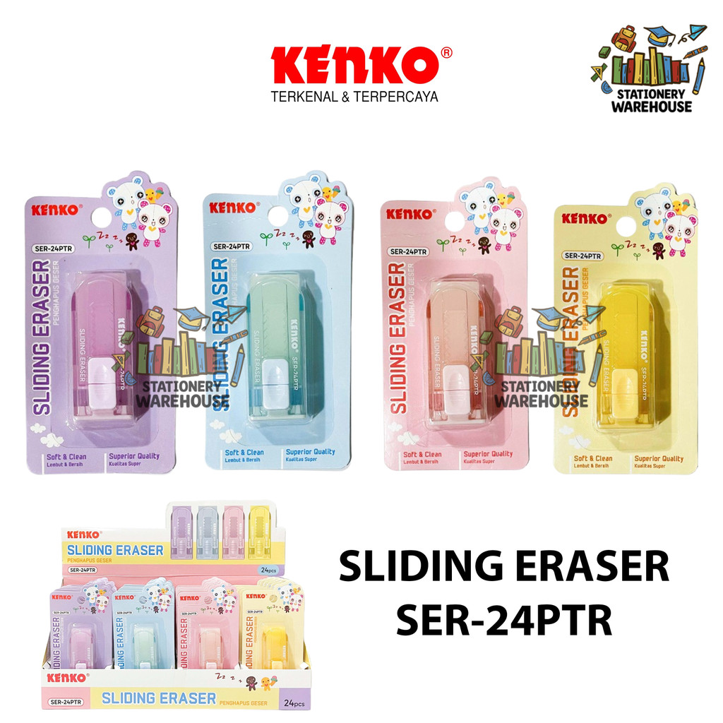 

Penghapus Eraser KENKO SER-24PTR Penghapus Geser