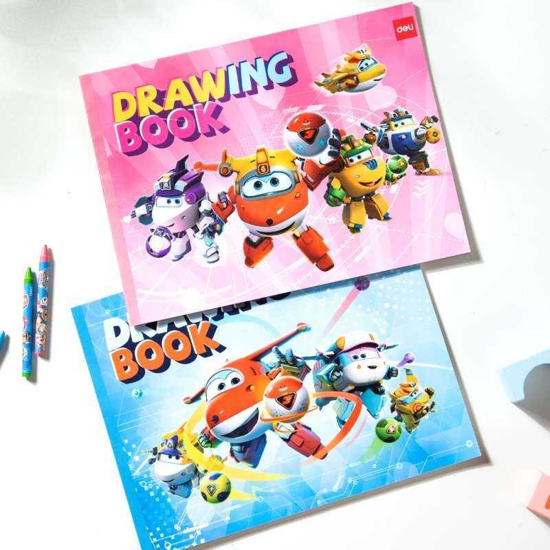 

Deli | Buku Gambar (Drawing Book) Super Wings | 20 Lembar | EN030