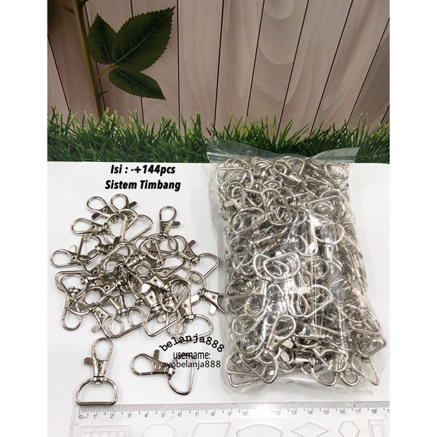 

COD Cantelan tali id card 2cm/Kew Kew gantungan pengait tali 2cm