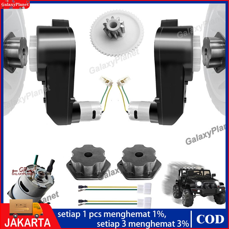 Gearbox Dinamo Mobil Aki 12 Volt 12000/15000/18000rpm / Gearbox Setir Mobil Aki / Gear Box Motor 550