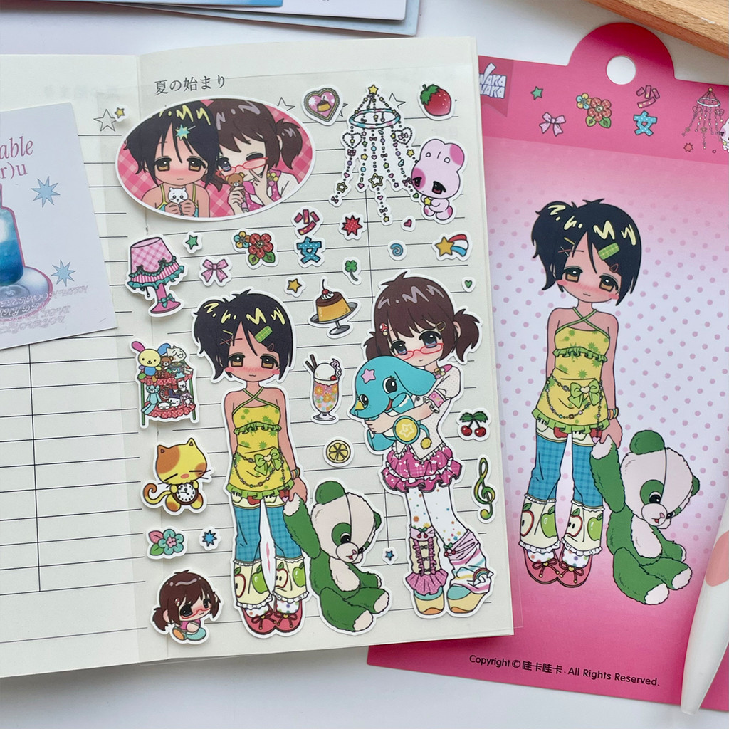 

Kawaii Character Stickers Scrapbooking Stickers Deco Stationery Stickers Millennium Anime Story Phone Craft DIY