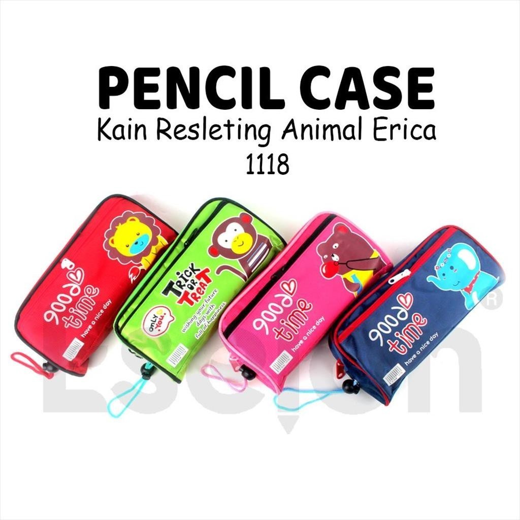 

❤️️Kotak Pensil Kulit ANIMAL 1118 Erica /Tempat Pensil Kulit Resleting❤️️