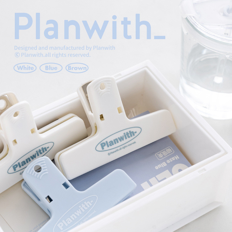 

RosyPosy Cream File Ticket Clip Cute Hand Account Storage Magnetic Absorber Long Tail Clip Office Accessories Cute Paper Clips