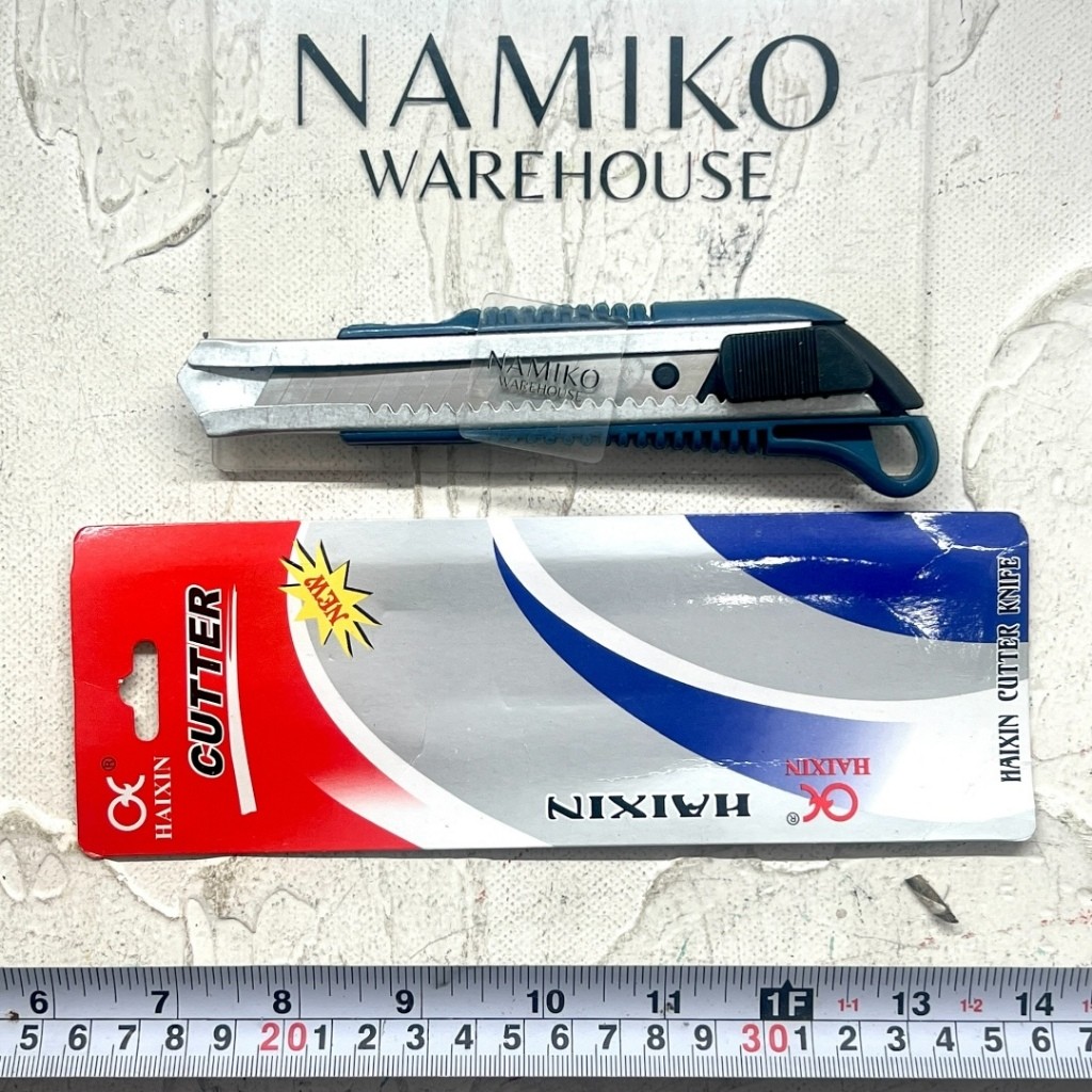

GROSIR 12 pcs HAIXIN Pisau Cutter Besar 18 mm NAMIKO WAREHOUSE