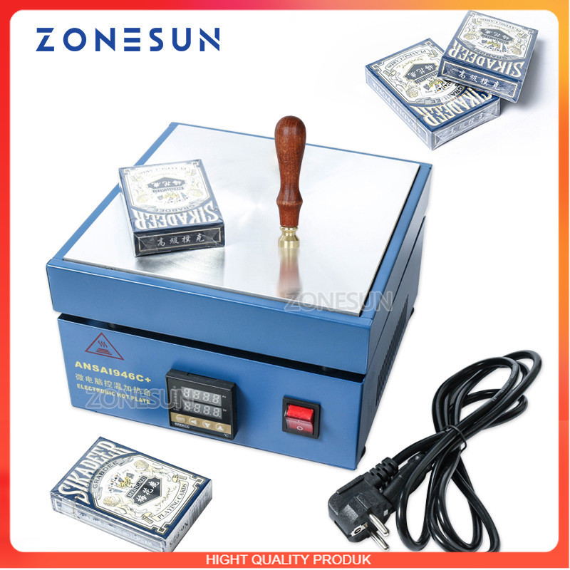 

BEST QUALITY ZONESUN 850W Phone Repairing Machine Cigarette Perfume Playing Card Poker Comestics BOPP Film Wrapping Machine Sealing Machine