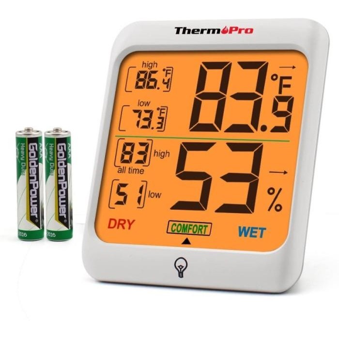 Thermometer Hygrometer Thermopro TP-53 Termometer Ruangan Meja TP53