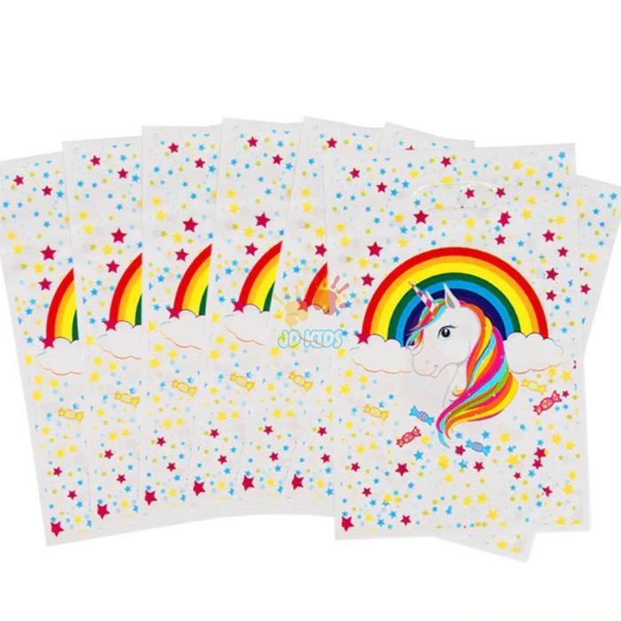 

TERBARU!! Plastik Goodie Bag Souvenir Ulang Tahun Tenteng Unicorn - 22x32, Unicorn Putih