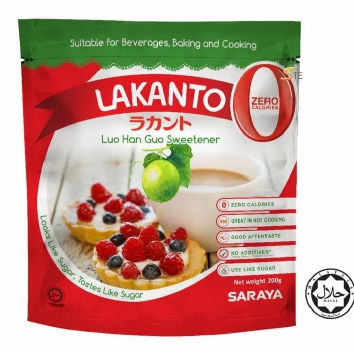 

Promo 200gr Lakanto Monk Fruit Sweetener / Gula Keto/ Gula Diet