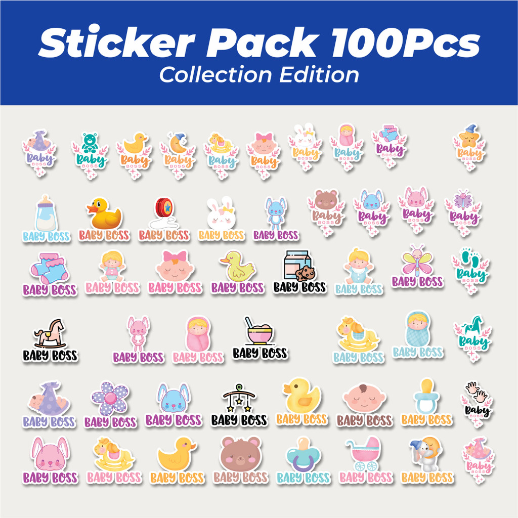 

Hot Stiker Aesthetic Series Baby Boss Lucu Anti Air Stikers Berperekat Waterproof Sticker Decal Buat Motor Helm Buku Journal Koper Casing HP Laptop Botol Minum