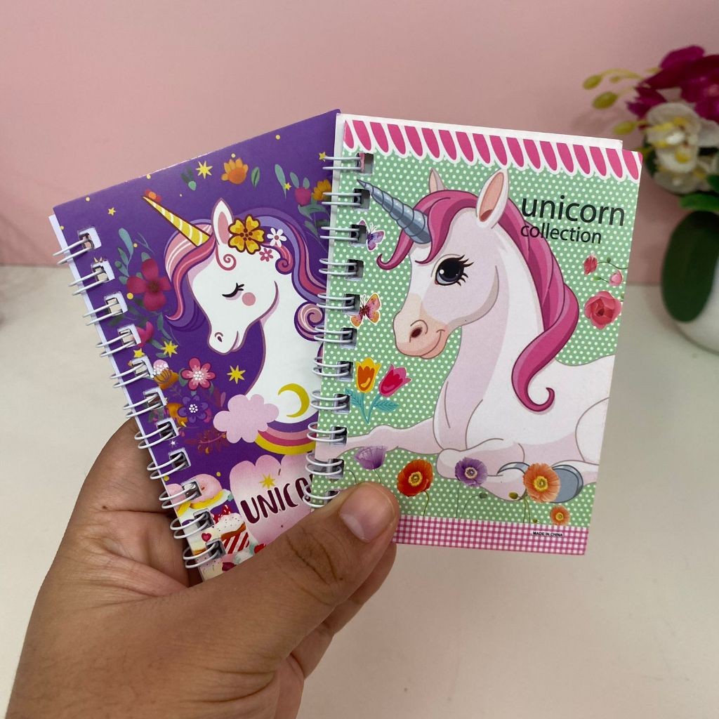 

HYPE N FANCY BUKU BINDER SPIRAL A7 KUDA UNICORN RAINBOW 1 RENCENG / SET ISI 4 PCS BK-1948 NOTEBOOK BUKU TULIS DIARY JOURNAL