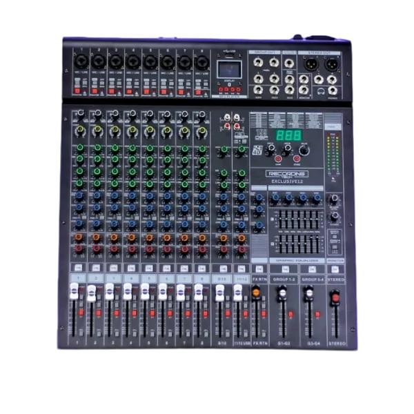 RECORDING TECH RT EXCLUSIVE 12 EXCLUSIVE12 12-CHANNEL PROFESSIONAL STEREO AUDIO MIXER BMJ