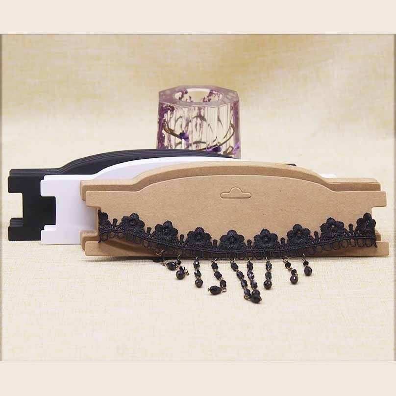 

21*5.9cm DIY Handmade jewelry headband package tag card kraft blank headband packing card 25pc/25pcs+25oppbag/lot