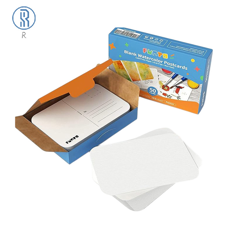 

40Pcs Acid-Free Heavyweight Art Paper Blank Watercolor Paper Postcards Greeting Cards Watercolor Postcards Painting Paper